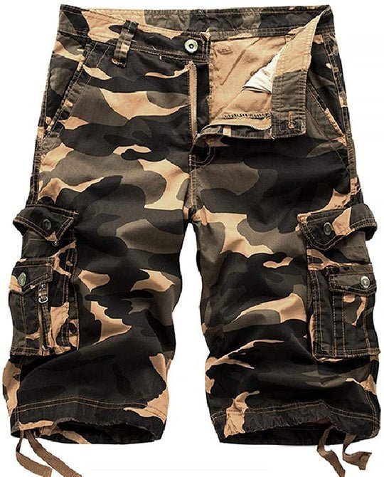 Men’s Loose Cargo Shorts with Big Pocket