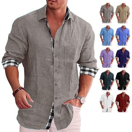 Gentleman Paneled Casual Buttons Pocket Blouse