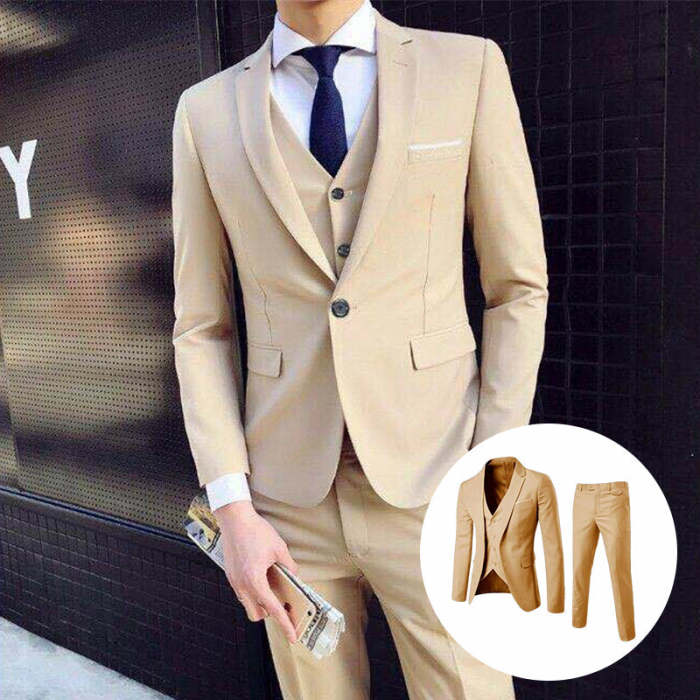 Men's Suit Three Piece Suit