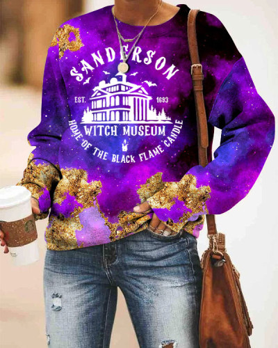Sanderson Sisters Halloween Tie Dye Sweatshirt
