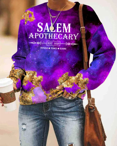 Salem Apothecary Tie Dye Sweatshirt