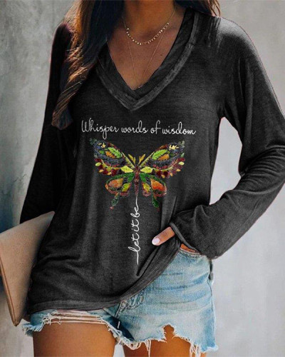 Whisper Words Of Wisdom Printed Women's T-shirt