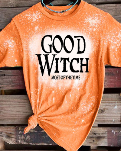 GOOD WITCH MOST OF THE TIME Print T-Shirt