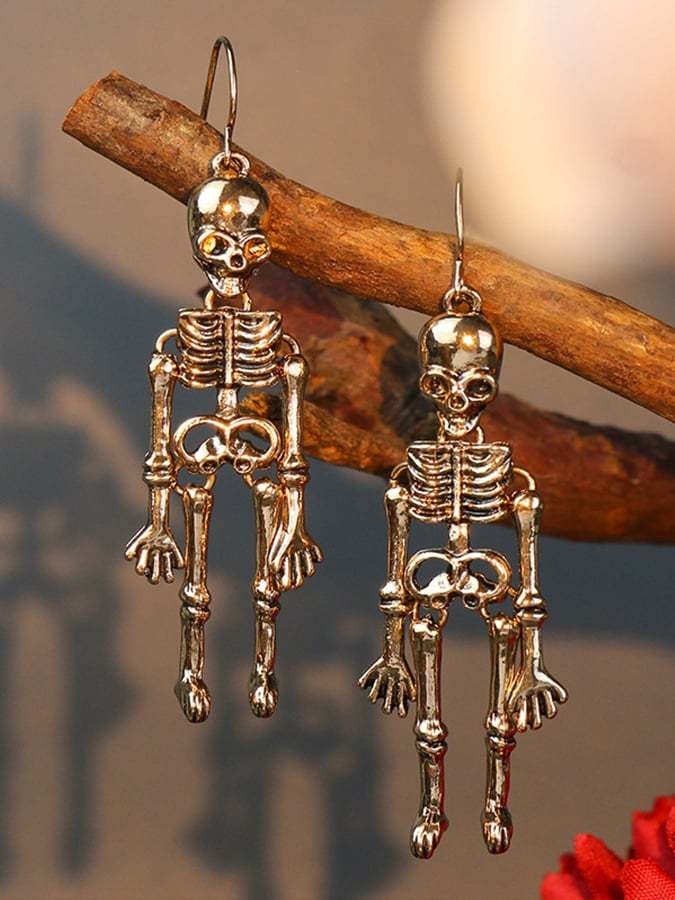 Women's Halloween Skull Skull Earrings