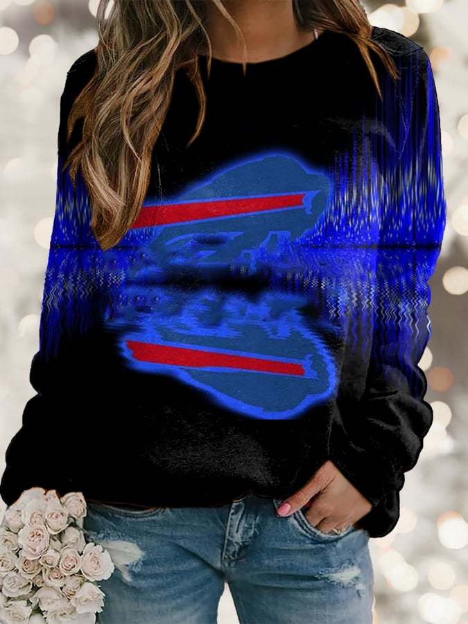 Fashion Print Long Sleeve Sweatshirt