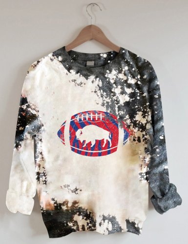 Women's Buffalo Bills Tie Dye Print Sweatshirt