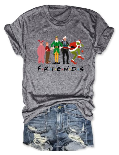 Movie Friends Christmas T-Shirt