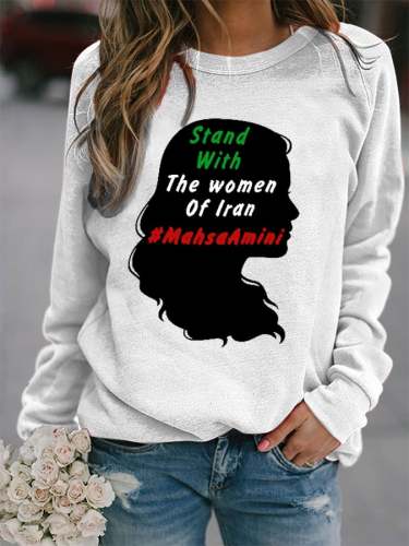 Stand With The Women Of Iran Justice For Mahsa Amini Sweatshirt