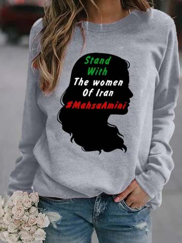 Stand With The Women Of Iran Justice For Mahsa Amini Sweatshirt