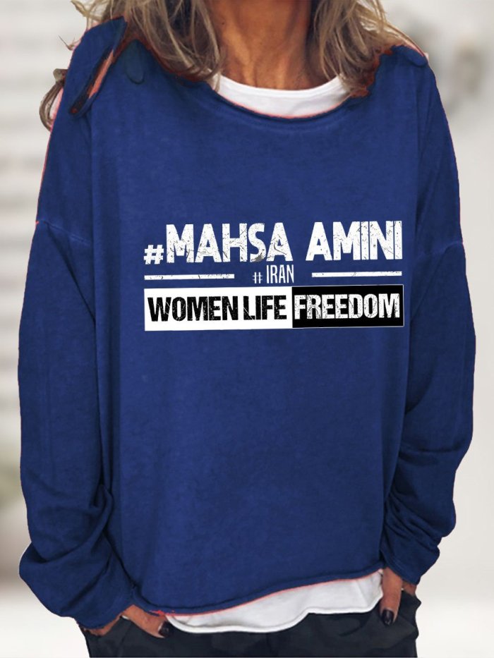 Women's Women Life Freedom #Mahsa Amini Pray Iran Print Top