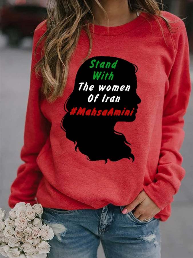 Stand With The Women Of Iran Justice For Mahsa Amini Sweatshirt