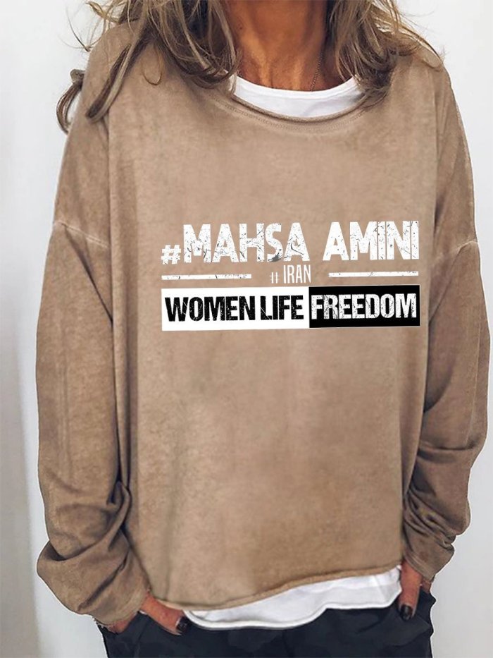 Women's Women Life Freedom #Mahsa Amini Pray Iran Print Top