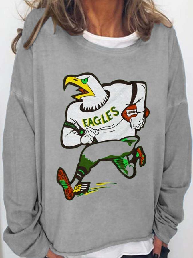 Rugby Casual Printed Sweater
