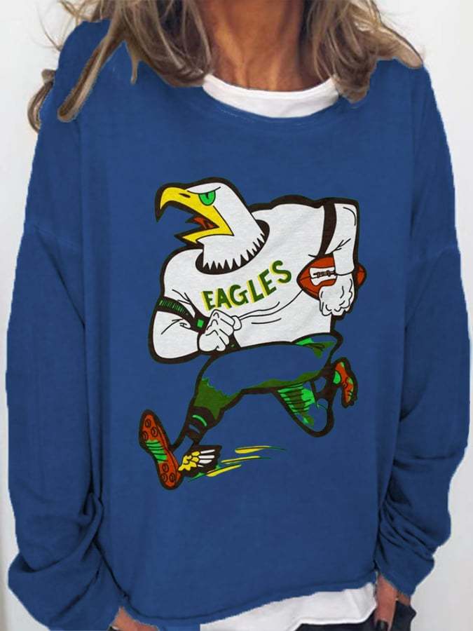 Rugby Casual Printed Sweater