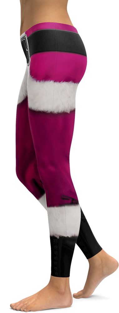 Santa's Pants Pink Leggings