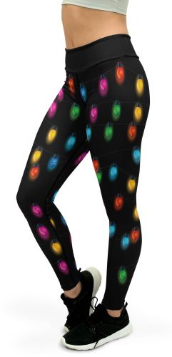 Christmas Lights Yoga Pants