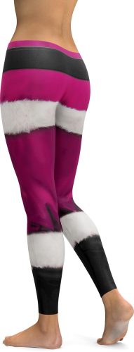 Santa's Pants Pink Leggings