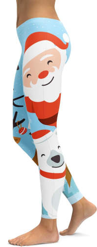 Santa and Friends Leggings