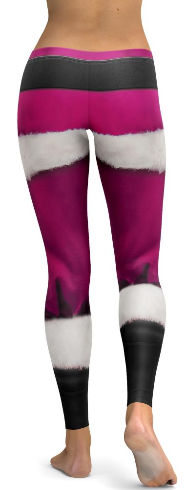 Santa's Pants Pink Leggings
