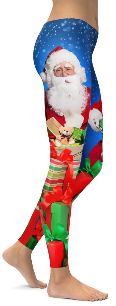 Santa & Presents Christmas Leggings