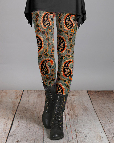 Vintage Paisley Leggings