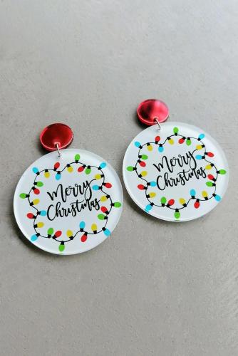 Christmas Lights Earrings