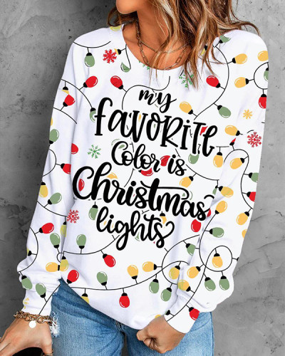 Christmas Lights Casual sweatshirt