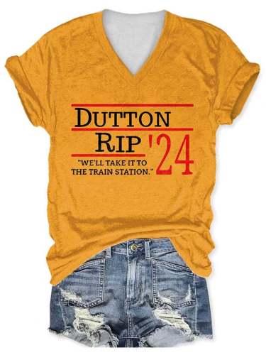 Dutton Rip We'll Take It to The Train Station Print T-Shirt