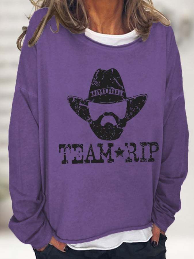 Women's Team Rip Print Long Sleeve T-Shirt