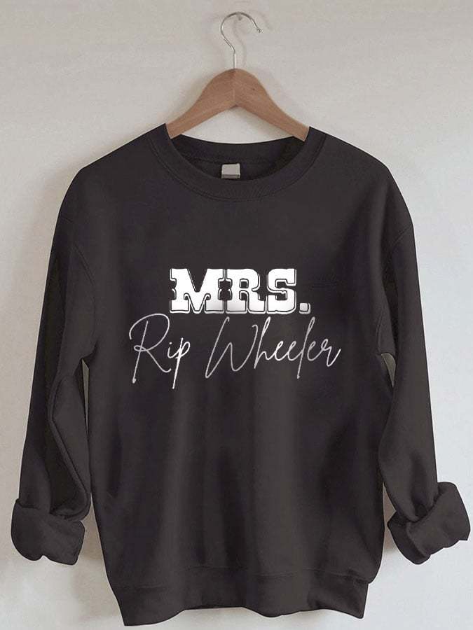 Women's Mrs Rip Wheeler Print Sweatshirt