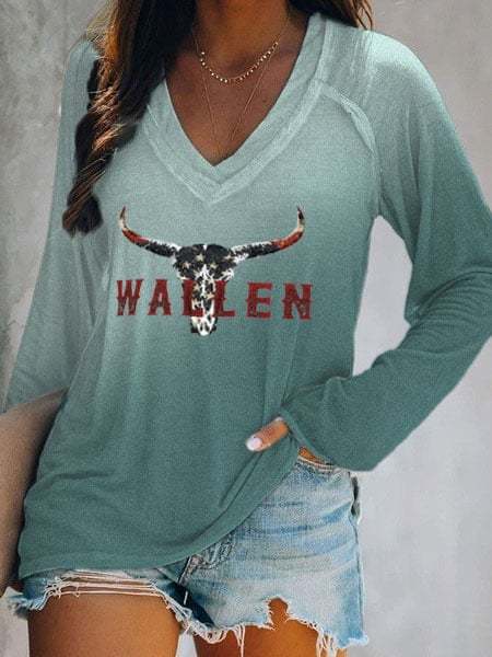 Women's Wallen V-Neck Casual T-Shirt
