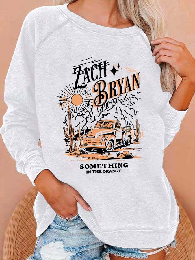 Women's Zach Bryan Something In The Orange Sweatshirt