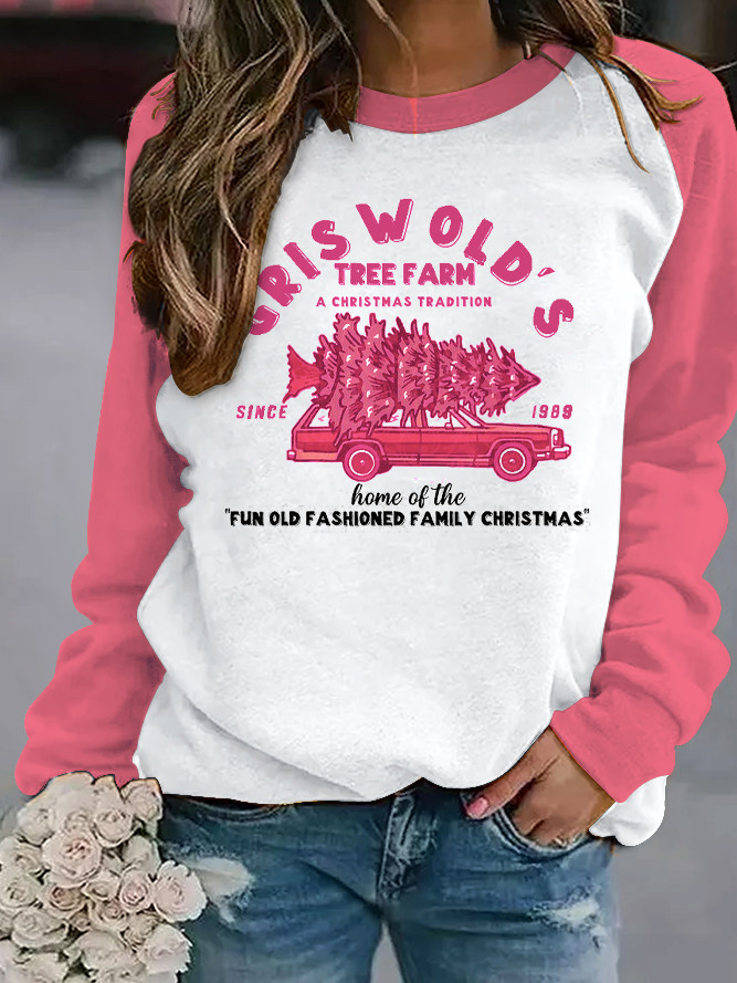 Griswold's Woodland Pink Sweatshirt