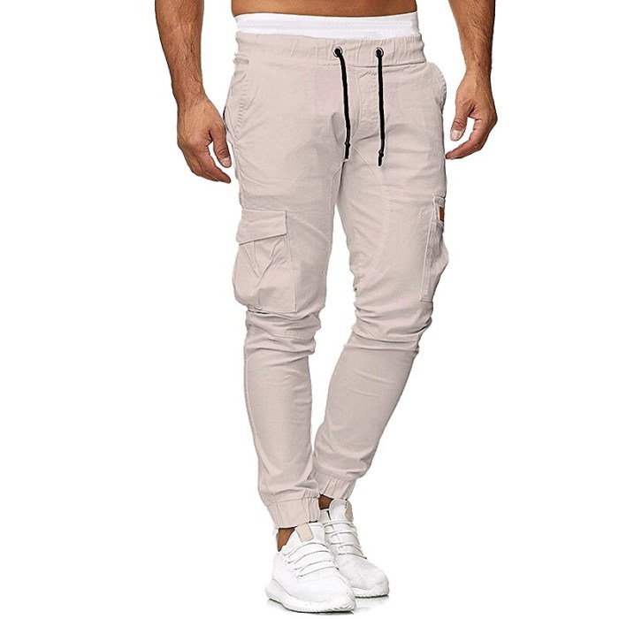 Men's Casual Trousers Solid Color Pants