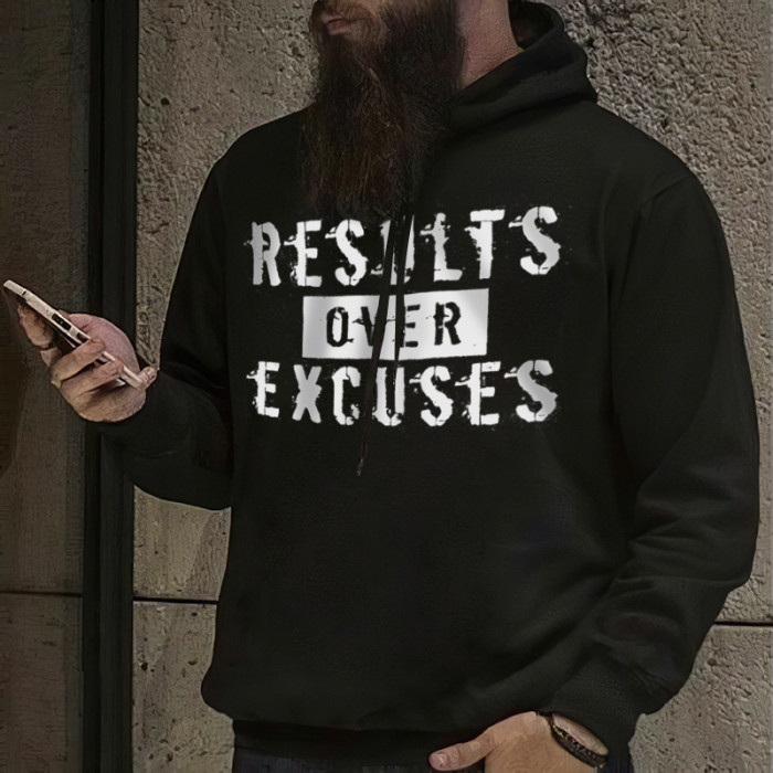 RESULTS OVER EXCUSES Jumpsuit Hoodie