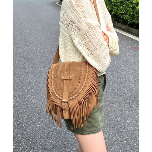 2022 Women Fringed Messenger Bag