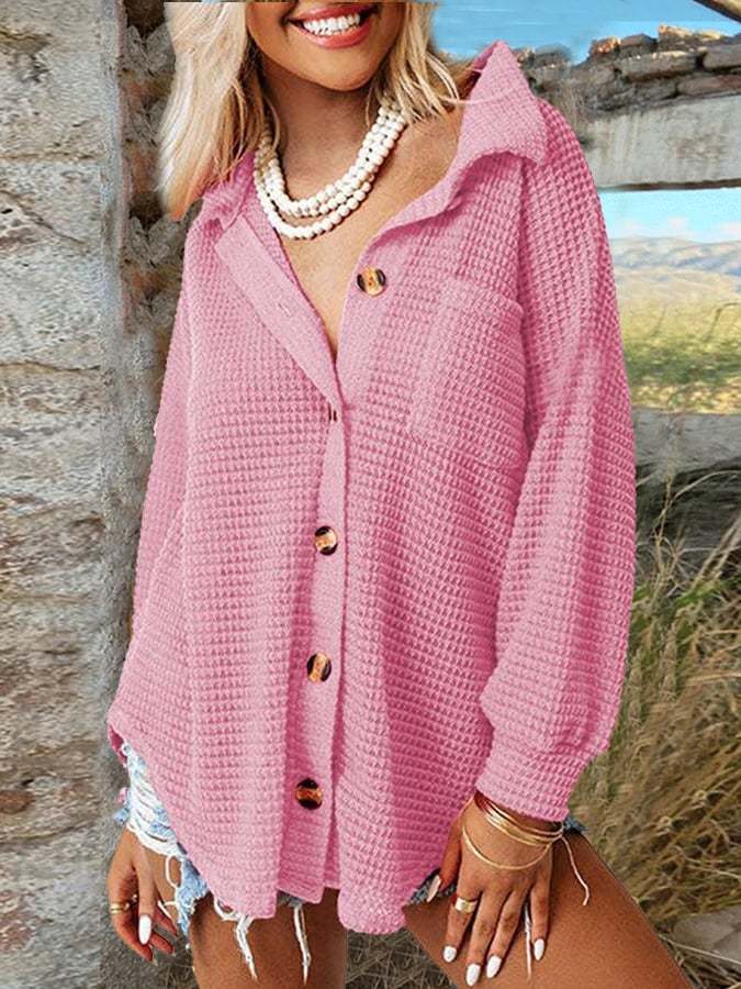 Women's Casual Solid Color Shirt