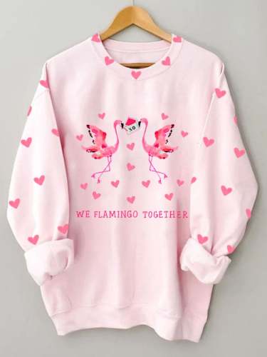 Women'S Valentine'S Day Print Long Sleeve Sweatshirt