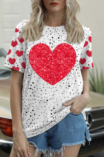 Valentine's Day Love Heart T-shirt