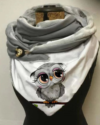 Cute Owl Casual Scarf