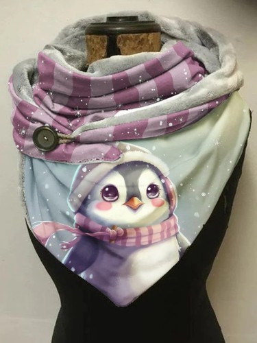 Winter Penguin Leisure Scarf