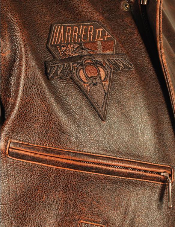 🎁New Year Sale🎁 - HARRIER TOP GUN CAP AVIATOR LEATHER JACKET[FREE SHIPPING TODAY]