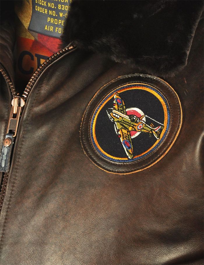 🎁New Year Sale🎁 - B-15 SPITFIRE FLIGHT LEATHER JACKET[FREE SHIPPING TODAY]