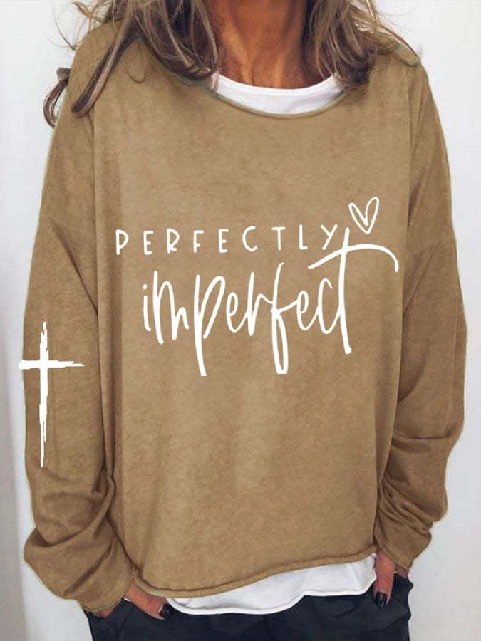 Women's Perfectly Imperfect Casual Long-Sleeve T-Shirt