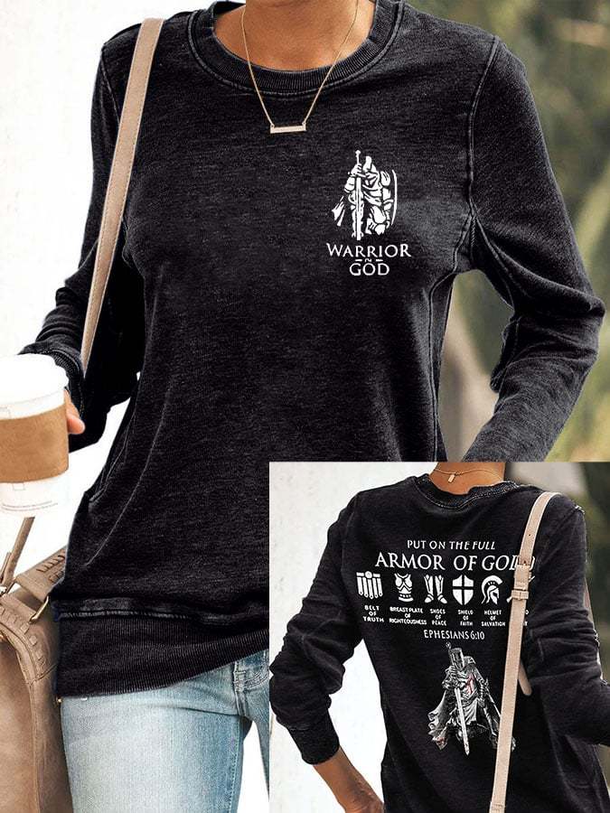 Fashion Print Long Sleeve Sweatshirt