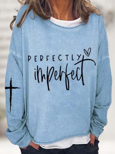 Women's Perfectly Imperfect Casual Long-Sleeve T-Shirt