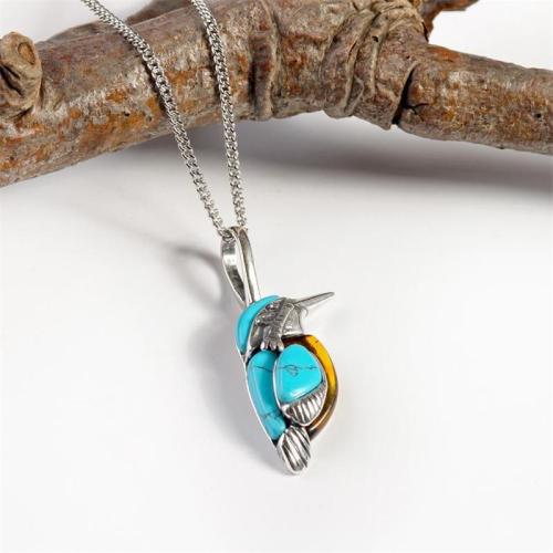 Last Day 75% OFFNature Style Turquoise Bird Necklace