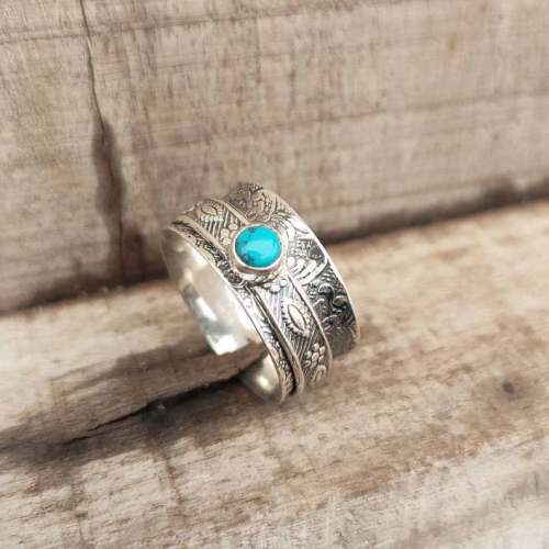 Last Day 75% OFFSuspended Turquoise Swivel Ring