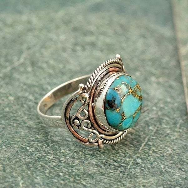 Last Day 75% OFFBoho Turquoise Ring