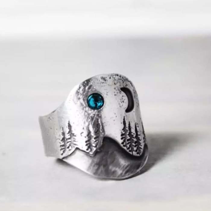 Last Day 75% OFFForest Blue Moon Ring